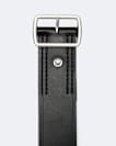 George Collar-Stud Leather Belt