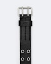 Sturge Roller-Buckle Leather Eyelet Belt