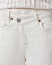 Aki Crossover Wide Leg Denim Jeans