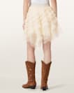 Jayde Ruffled Tulle Mini Skirt
