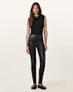 Cora High-Rise Faux Leggings