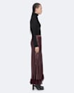 Silk-viscose skirt