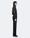 Rummy Cropped Leather Jacket