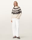Tura Funnel Neck Relaxed Fit Jumper