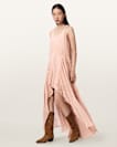 Dorina Sleeveless Ruched Maxi Dress