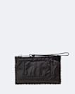 Siloh Pinked Edge Small Leather Pouch