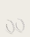 Gia Crystal Hoop Earrings