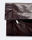 Lutece Fold Leather Clutch