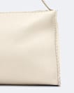 Siloh Pinked-Edge Leather Shoulder Bag