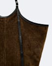 Siloh Suede Magazine Tote Bag