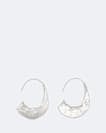 Talon Extra-Large Flat Hammered Earrings