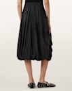 Nia Draped Midi Skirt