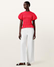 Dael Smocked Slim Top