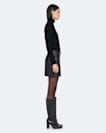 Renai Leather Mini Skirt
