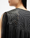 Elias Astral Leather Tassel Gilet