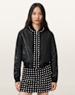 Orten Wilder Leather Bomber Jacket