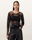 Greta Slim Fit Embellished Top