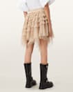 Jayde Ruffled Tulle Mini Skirt