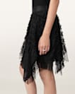 Jayde Ruffled Tulle Mini Skirt