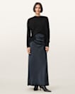 Alexia Gathered Maxi Skirt