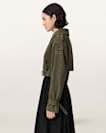 Ophelia Cropped Suede Jacket