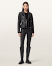 Cora Leather Stretch Leggings
