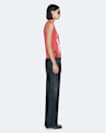 Tinted Dark Indigo Nico Low-Rise Wide-Leg Jeans