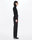 Elysia Mid-Rise Slim-Fit Tailored Trousers