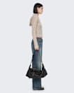 Mabel Cropped Alpaca-Blend Hoodie