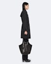 Double-breasted cotton trench coat