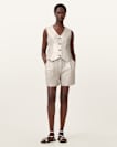 Averie Relaxed Fit Linen Shorts