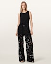 Amelie Straight Leg Lace Trousers