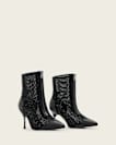 Natasha Mesh Leather Boots