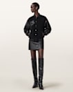 Argon Leather Varsity Leather Jacket