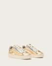 Shana Low Top Metallic Leather Trainers