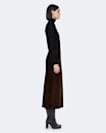 Olivia Suede Midi Pencil Skirt