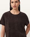 Rebel Brushed Cashmere Knitted T-Shirt