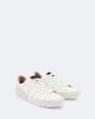 Liam Leather And Suede Low-Top Trainers