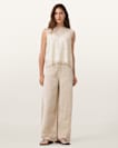 Clara Lace Trim Sleeveless Top