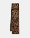 Lex Leopard Print Brushed Scarf