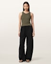 Rina Crew Neck Sleeveless Tank Top