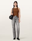 Rina Crew Neck Sleeveless Tank Top