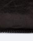 Siloh Pinked-Edge Large Leather Pouch