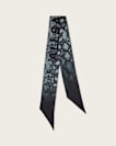 Flow Snake Print Logo Headscarf