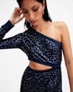 Daisy Topaz Sequin Cut Out Maxi Dress