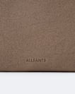 Pinked edge leather continental wallet