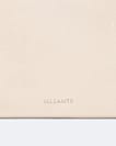 Pinked edge leather continental wallet