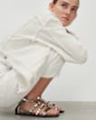 Lore Metallic Leather Gladiator Sandals