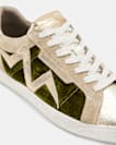Sheer Leather Bolt Trainers