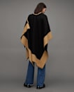 Saints Border Logo Wool Ruana Scarf